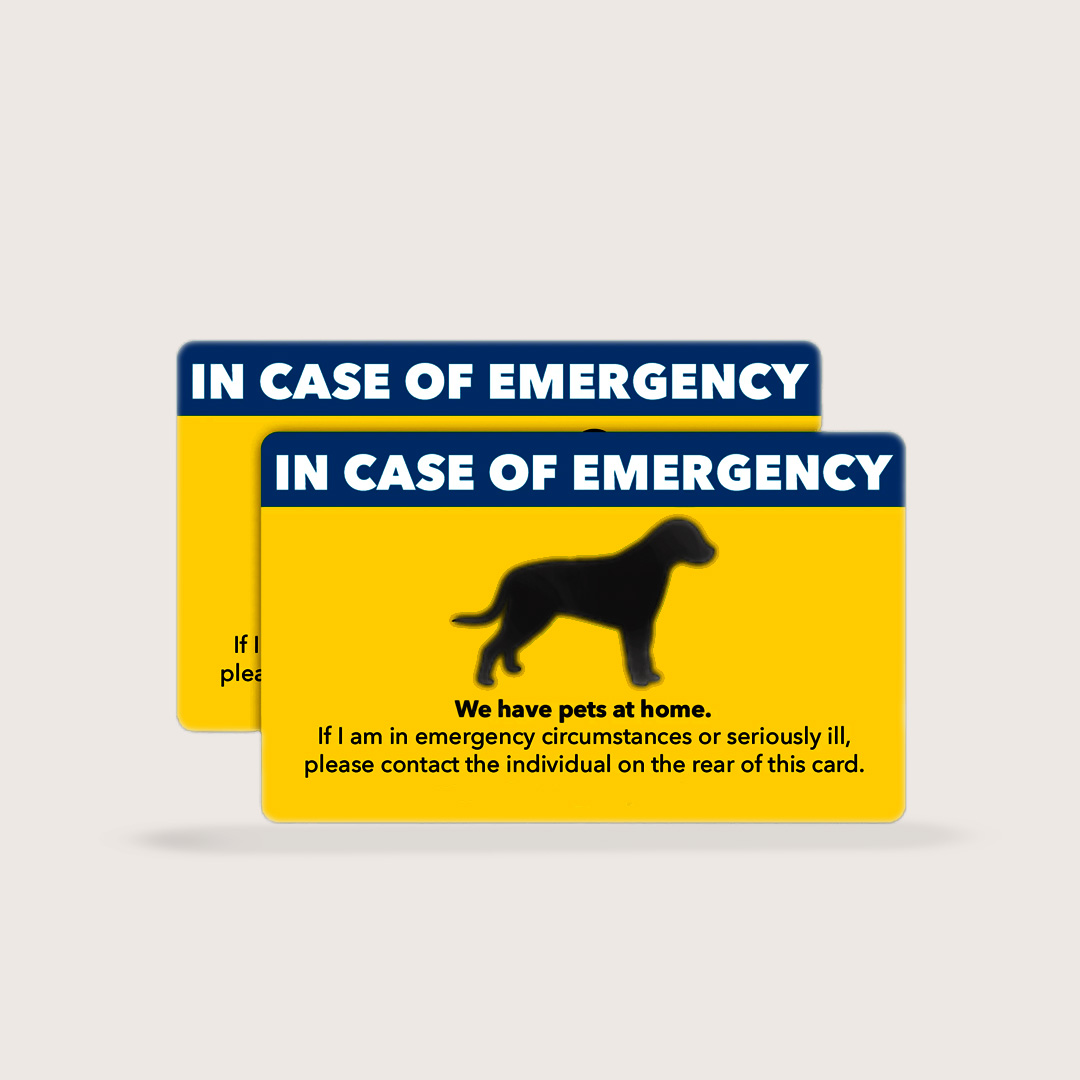 Emergency Pet Cards